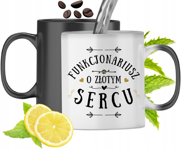 Dla Funkcjonariusza Kubek Magiczny Na Prezent Z Nadrukiem Ze Zdjęciem zdjęcie 1