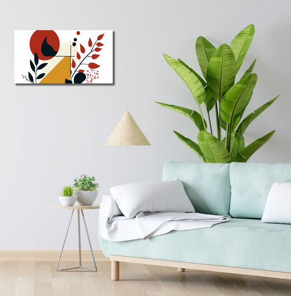 Obraz 60x30cm Ogień i Flora zdjęcie 2