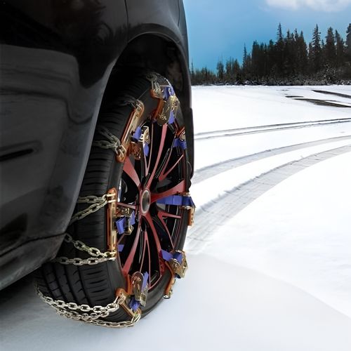 ULTRA MOCNE PROFESJONALNE ŁAŃCUCHY ŚNIEGOWE ZIMOWE 4 SZT. UNIWERSALNE STAL na Arena.pl