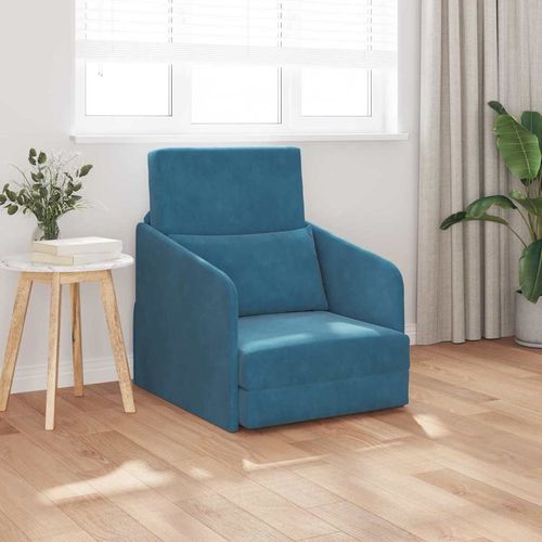 Sofa Bed Niebieski 65 x 80 x 83 cm Aksamit na Arena.pl