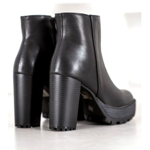 Czarne Botki Na Platformie r.36 na Arena.pl