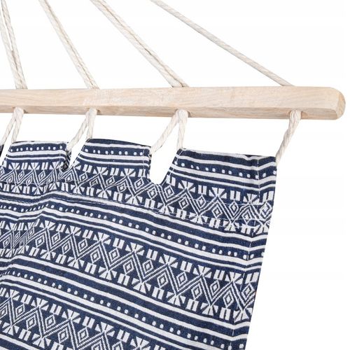 Hamak ogrodowy bawełniany jednoosobowy 200 x 100 cm Spokey ZUNI na Arena.pl