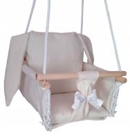 HUŚTAWKA DZIECI królik Beż ecru dom ogród pokój