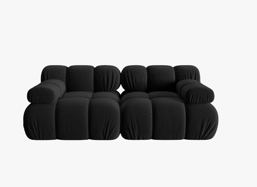 SOFA 2-OSOBOWA BELLIS CZARNY VELWET na Arena.pl
