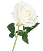 RÓŻA POJEDYNCZA ZAMSZOWA JAK ŻYWA 51CM RÓŻE