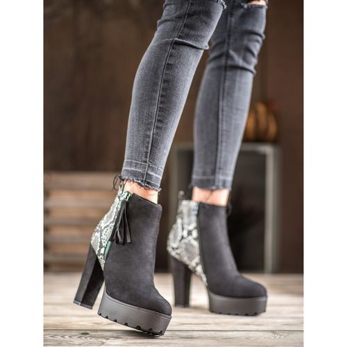 Botki Na Platformie Snake Print r.35 na Arena.pl