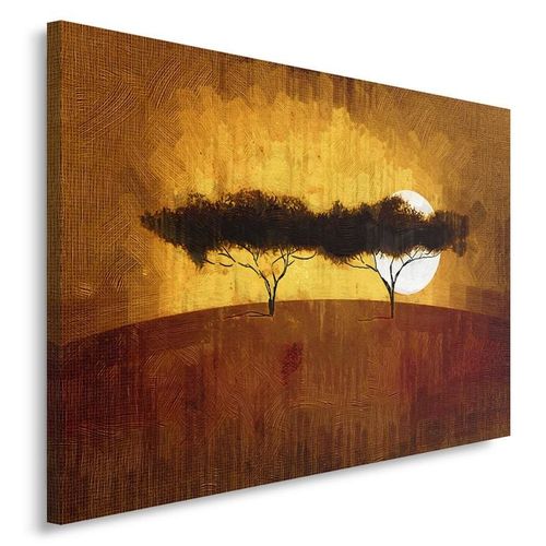 Obraz na płótnie - Canvas, Dwa drzewa afryka 40x30 na Arena.pl