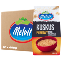 MELVIT Kuskus perłowy 400 g x 12 sztuk