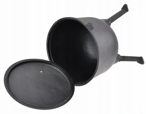 KOCIOŁEK ŻELIWNY STOJĄCY 11L MYŚLIWSKI WĘGIERSKI ROSSNER GARNEK NA OGNISKO na Arena.pl