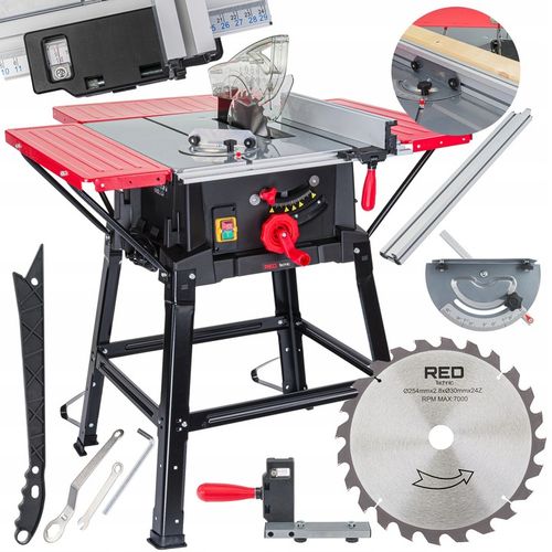 Piła STOŁOWA Pilarka Do Drewna Tarczowa Krajzega Stół Tarcza 3400W na Arena.pl