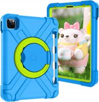 Etui do iPad Air 5/Air 4/ Pro 11 z Podstawką i Miejscem na Rysik Niebieskie