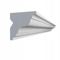 Listwa karniszowa LED 2m DLO9 8cm x 8cm maskownica osłona szyny ozdobna