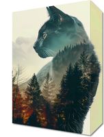 Obraz 20x30cm Koci Duch Lasu