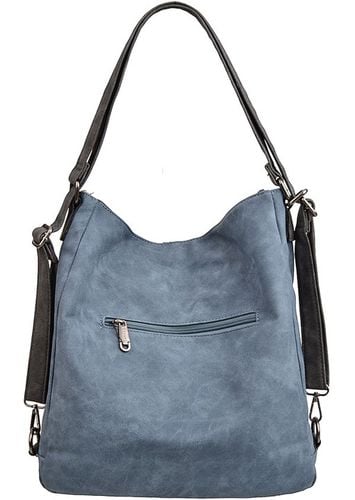 COVERI TOREBKA damska WOREK PLECAK A4 kieszonki 2 W 1 niebieski SZARY na Arena.pl