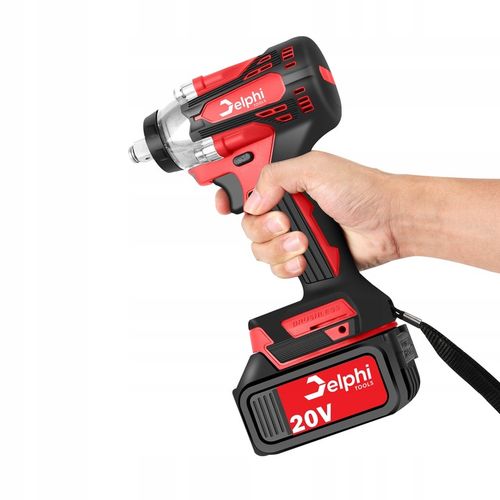 KLUCZ UDAROWY AKUMULATOROWY BEZSZCZOTKOWY do KÓŁ 20V 1/2'' 2xAKU NASADKI na Arena.pl