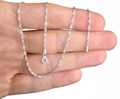 Łańcuszek srebrny 925 Medalik na PREZENT / Komunia / komunijny / Chrzest na Arena.pl