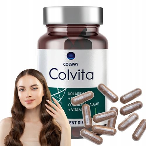 Kolagen liofilizowany Zdrowe Stawy Mocne Kości Algi Wit.E Colvita 60 Colway na Arena.pl