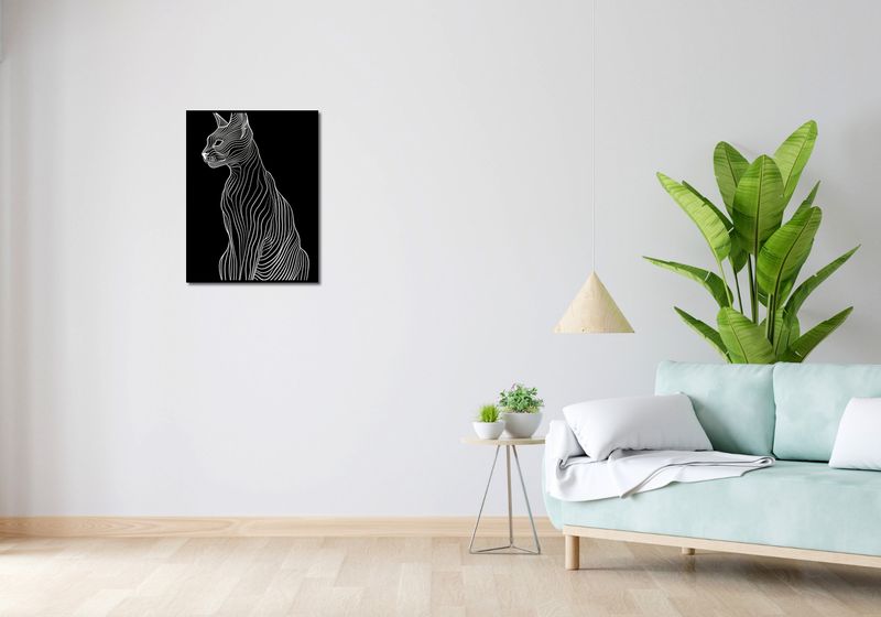 Plakat 50x65cm Minimalny Kontur zdjęcie 4