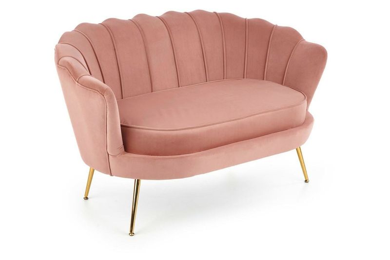 Sofa muszelka Florecja różowa zdjęcie 1