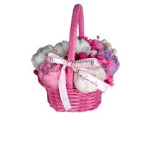 Flower Box Świece Sojowe Wieczny Bukiet Koszyk Ślub Urodziny Prezent