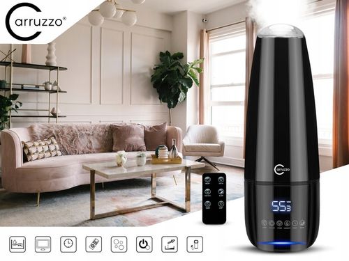 Nawilżacz powietrza DUŻY AUTOMATYCZNY 8w1 +AROMATERAPIA OLEJKI FILTR na Arena.pl