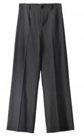Bershka WIDE - Spodnie materiałowe R42