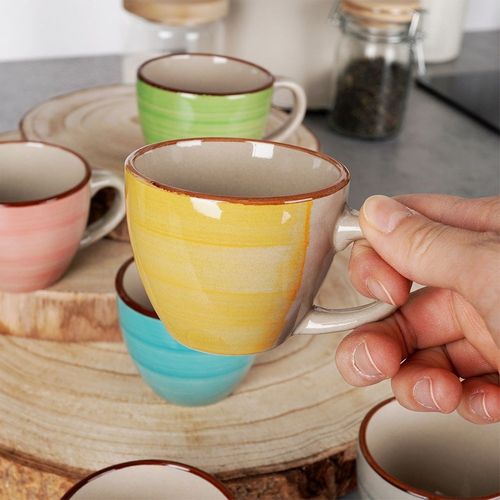 Kubki ceramiczne 90 ml 6 szt. na Arena.pl