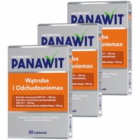 Panawit Wątroba i Odchudzaniemax 30 tabl. Karczoch, Kurkuma, L-ornityna