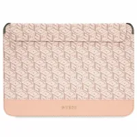 Pokrowiec Guess GCube Stripes na laptopa 14" - różowy