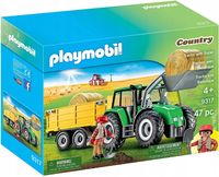 PLAYMOBIL COUNTRY 9317 WIELKI TRAKTOR Z PRZYCZEPĄ