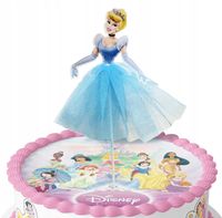 Topper Urodzinowy na tort Kraina Lodu 3D DEKORACJA NA IMPREZĘ URODZINOWĄ