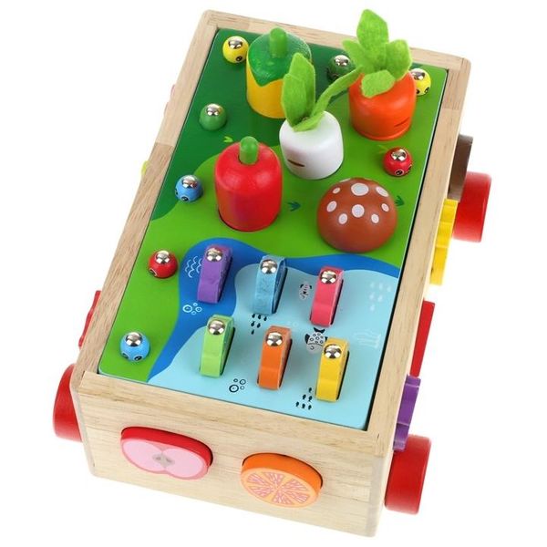 Gra Montessori Sorter Warzywa Marchewki Robaczki zdjęcie 5