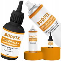 KLEJ DO USZCZELEK SAMOCHODOWYCH Czarny Gęsty 20g CA Guma Drzwi +