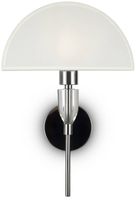 Nowoczesny kinkiet ścienny Prima Z034WL-01CH glamour biały