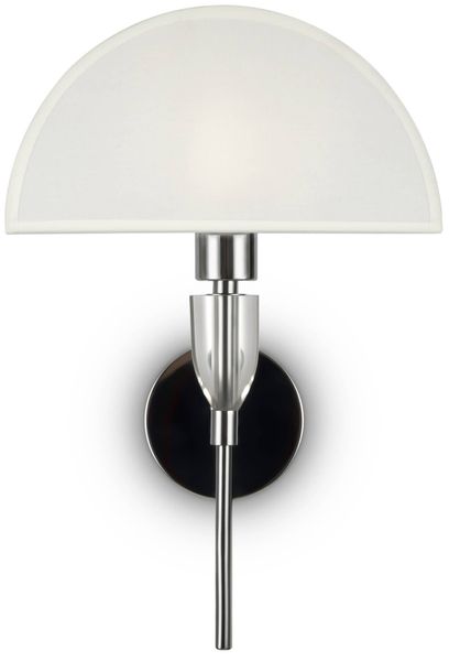 Nowoczesny kinkiet ścienny Prima Z034WL-01CH glamour biały zdjęcie 1