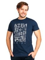 Koszulka męska t-shirt bawełniany napisy M YOCLUB