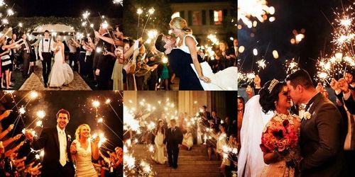 DŁUGIE ZIMNE OGNIE 70 CM - 150 SZTUK WESELE ŚLUB na Arena.pl