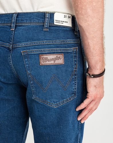 WRANGLER Texas Slim Game On Spodnie Męskie Jeans Zwężane Dopasowane na Arena.pl