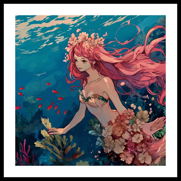 Plakat 60x60cm Nimfa Oceanu zdjęcie 3
