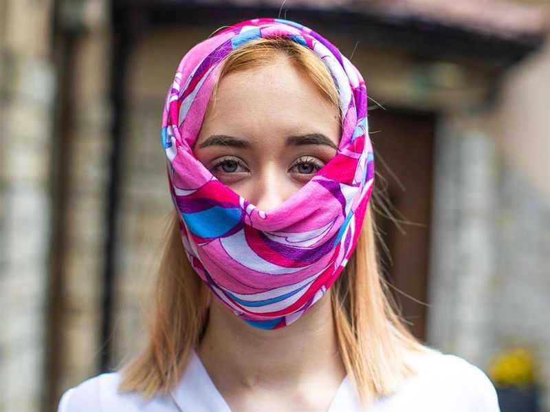 Komin/chusta - alternatywa maseczki zdjęcie 4