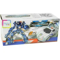 DLA DZIECI SAMOCHÓD  2W1 POLICJA I ROBOT