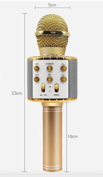 MIKROFON BEZPRZEWODOWY KARAOKE BLUETOOTH KOLORY zdjęcie 7