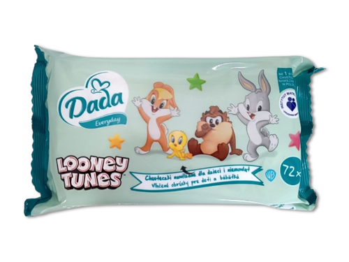 Chusteczki nawilżane Dada Everyday 7x72 Looney Tunes na Arena.pl