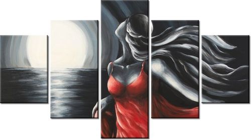 75CM 120 OBRAZ 5 ELEM UCIECZKA OD PRZESZŁOŚCI ŚCIENNY DRUK na Arena.pl