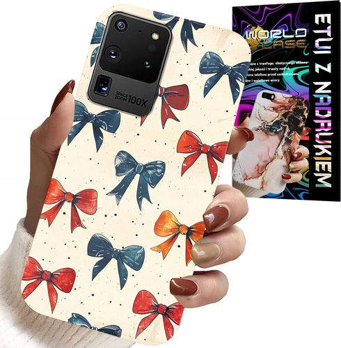 ETUI DO SAMSUNG GALAXY S20 Ultra - KOLOROWE WSTĄŻKI WSTĄŻKA MODNE WZORY na Arena.pl