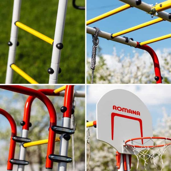 plac zabaw do ogrodu Fitness basic - żółty zdjęcie 10