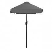 PARASOL OGRODOWY MULTIGARDEN 200X140 POLIESTER SZARY SKOŚNY