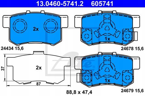 TARCZA HAM PRZOD 300X25 V ATE na Arena.pl