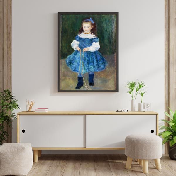 Girl with a Jump Rope, Pierre-Auguste Renoir - plakat 21x29,7 cm zdjęcie 3
