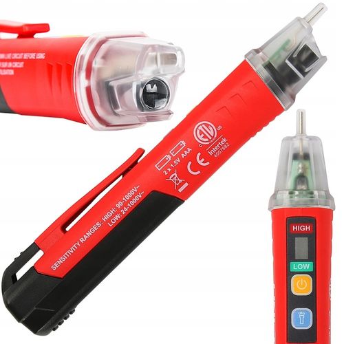 Bezdotykowy tester próbnik napięcia UNI-T UT12D-EU 24-1000V AC DETEKTOR na Arena.pl